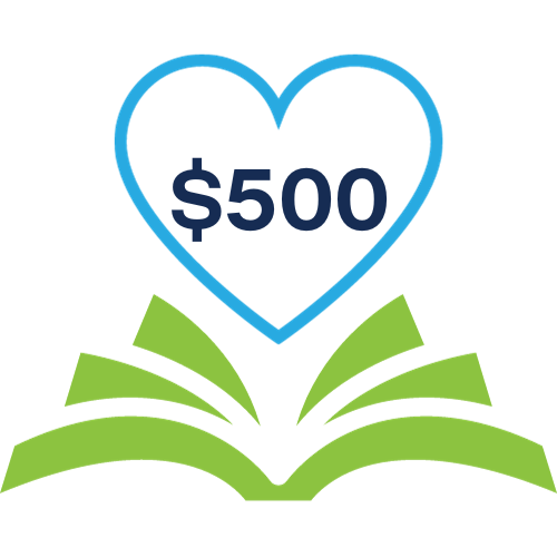 Support your library $500
